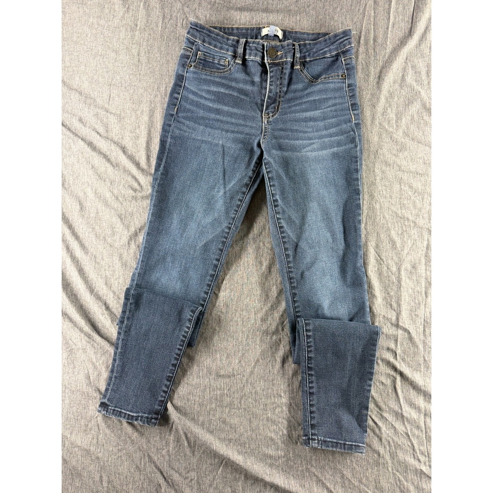 Jolt Women's Skinny Jeans Size 5/27W Dark Wash Stretch Denim Mid Rise